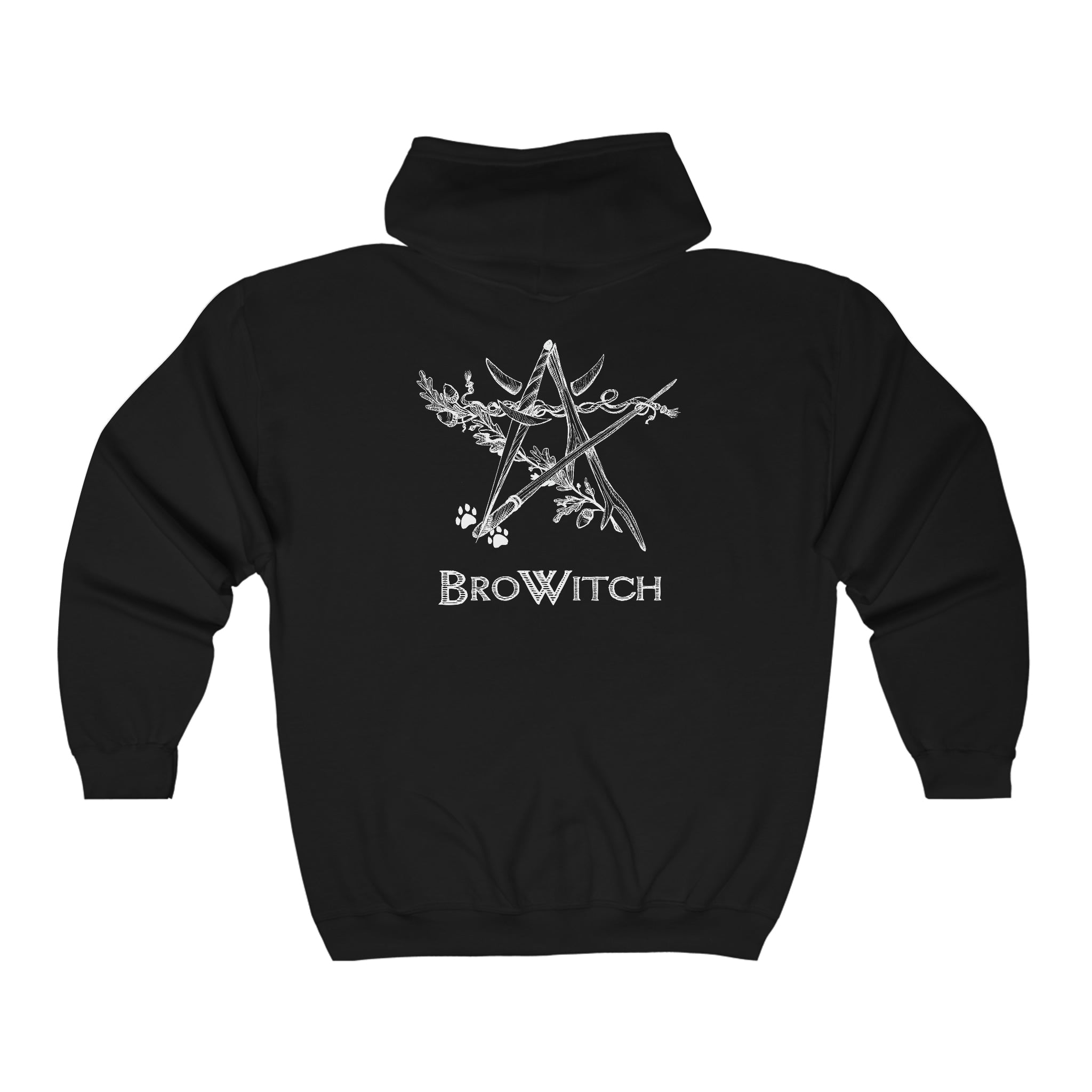 BroWitch Unisex Zip Hoodie